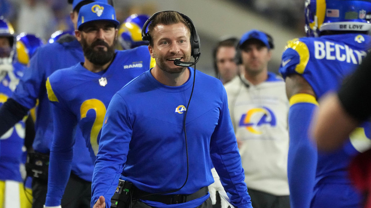 Los Angeles Rams head coach Sean McVay