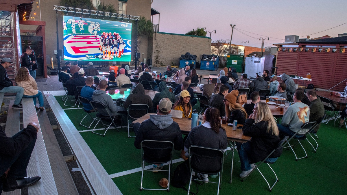 Super Bowl watch party