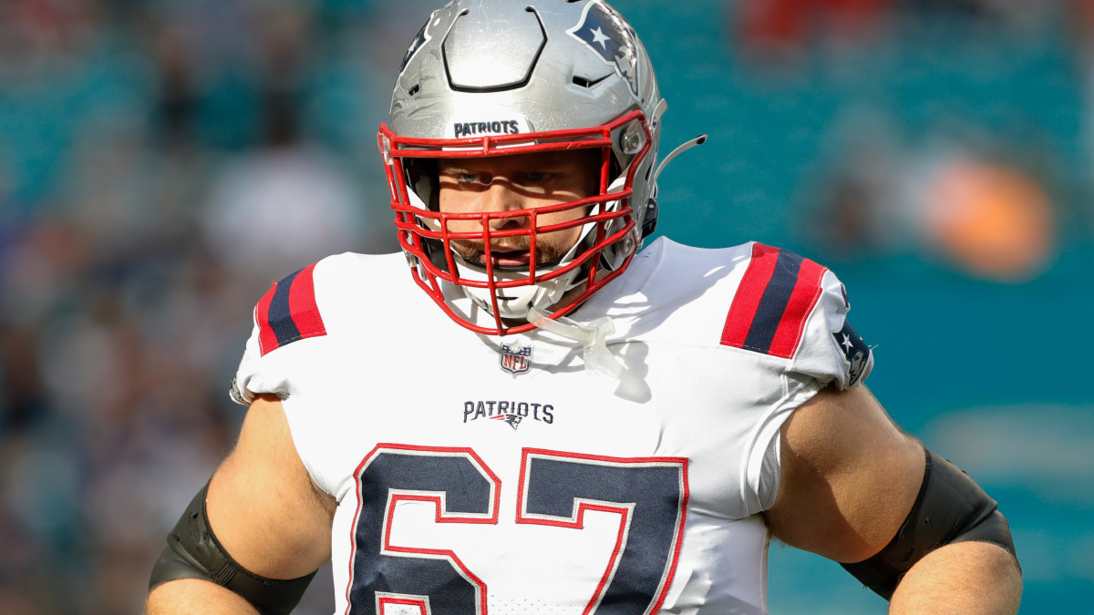 New England Patriots guard Ted Karras