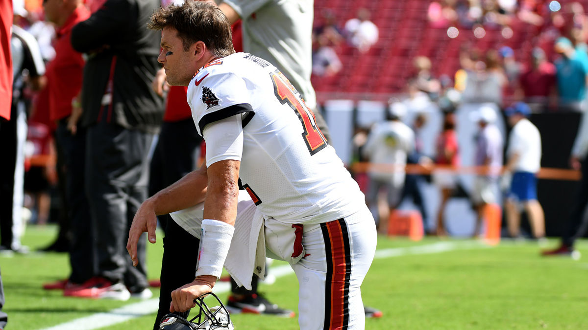 Tampa Bay Buccaneers quarterback Tom Brady