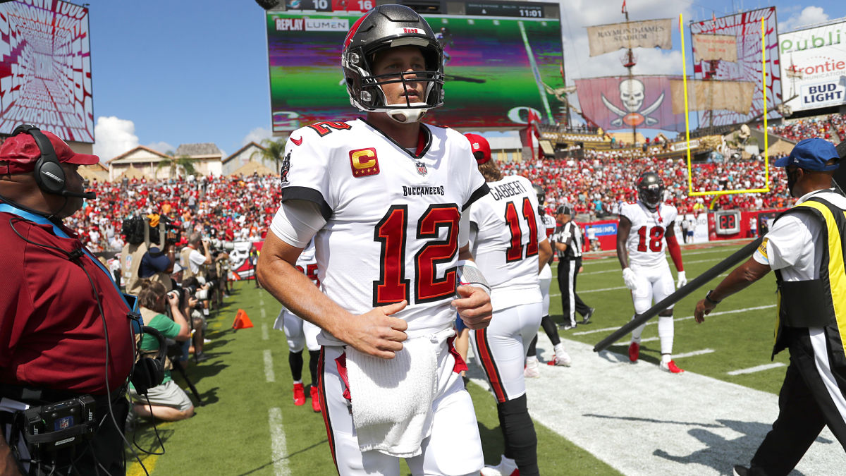 Tampa Bay Buccaneers quarterback Tom Brady