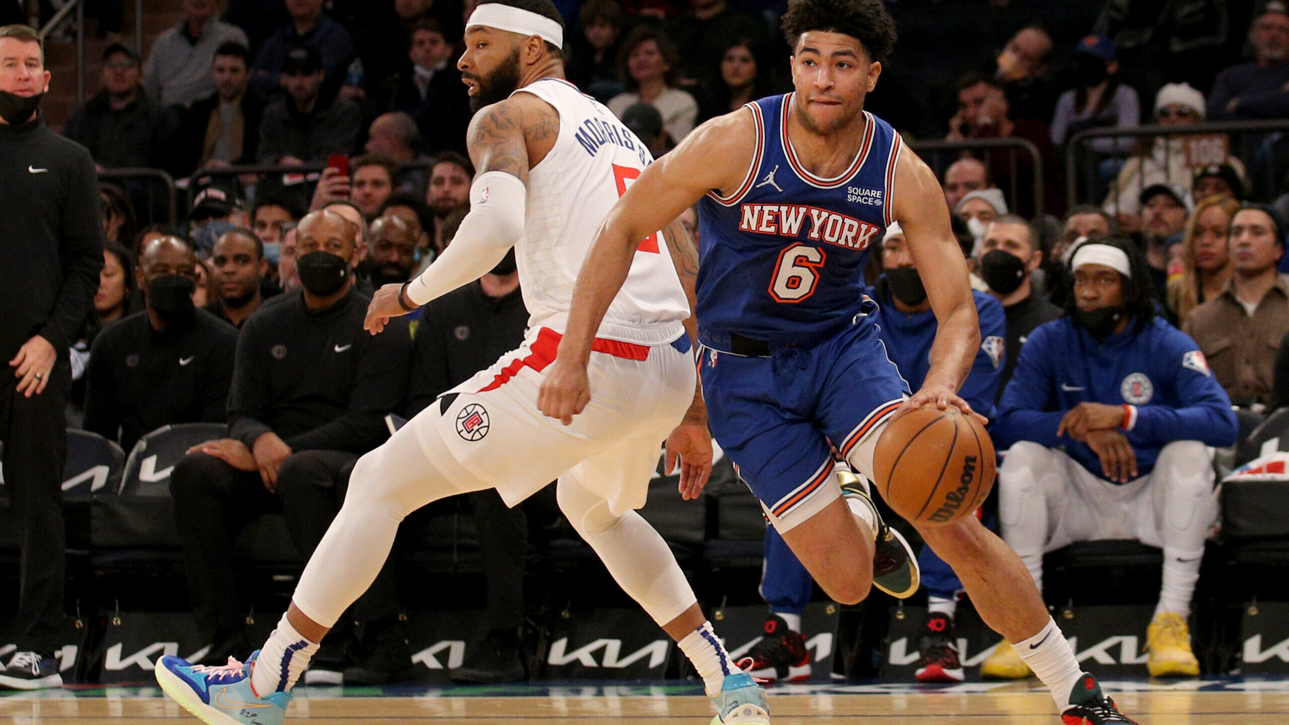 NBA: Los Angeles Clippers at New York Knicks