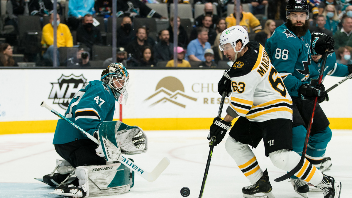 Boston Bruins forward Brad Marchand