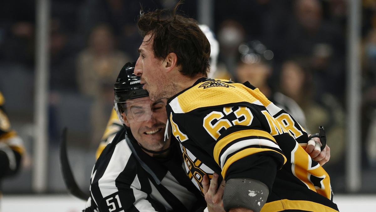 Boston Bruins forward Brad Marchand
