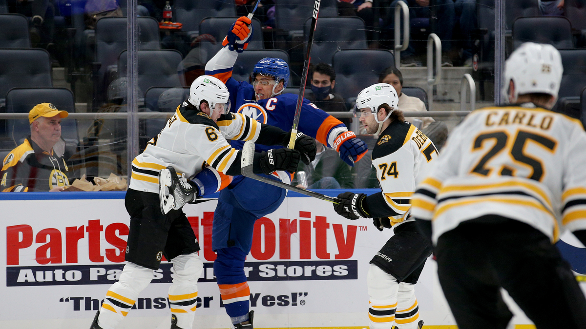 Boston Bruins defenseman Brandon Carlo