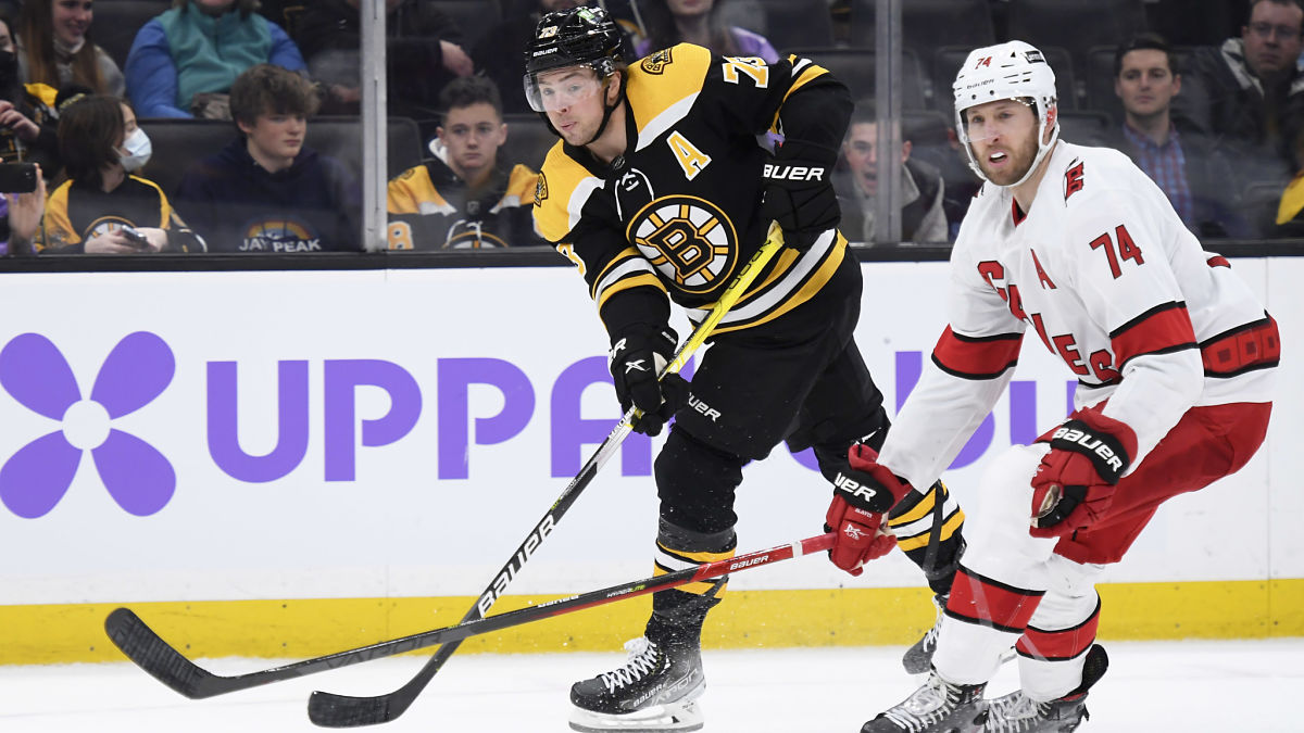 Boston Bruins defenseman Charlie McAvoy