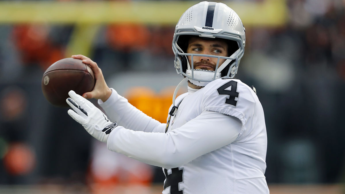 Las Vegas Raiders quarterback Derek Carr