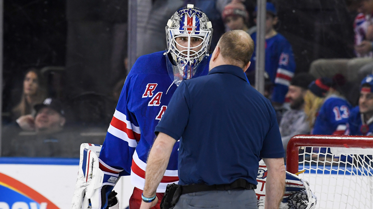 New York Rangers goalie Igor Shesterkin
