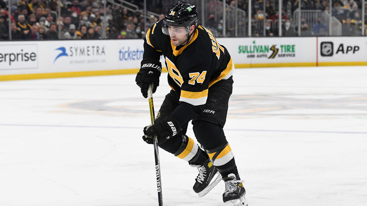 Boston Bruins forward Jake DeBrusk