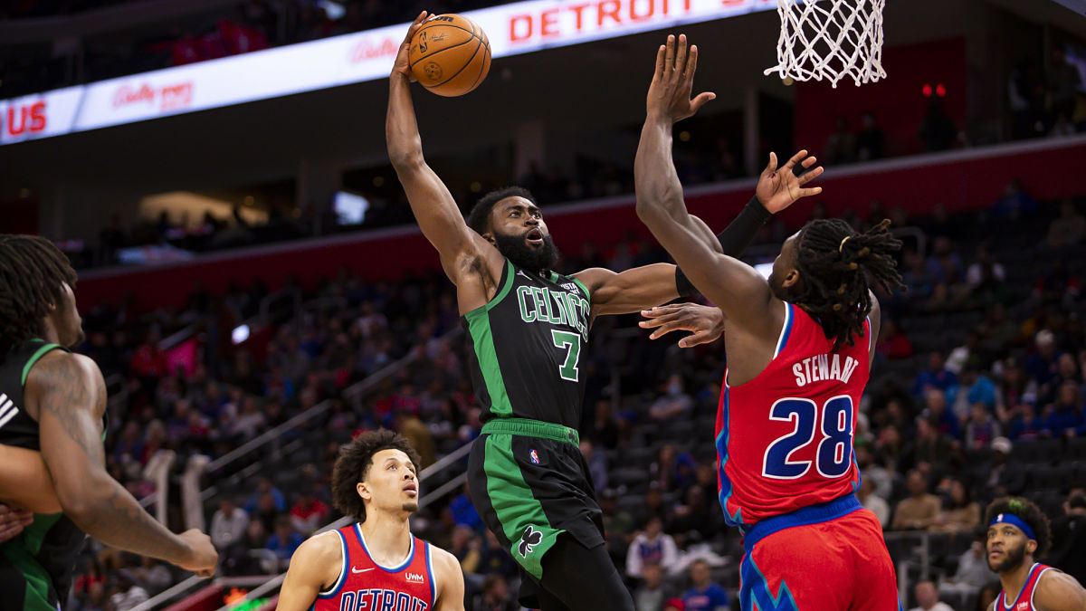 Boston Celtics guard Jaylen Brown