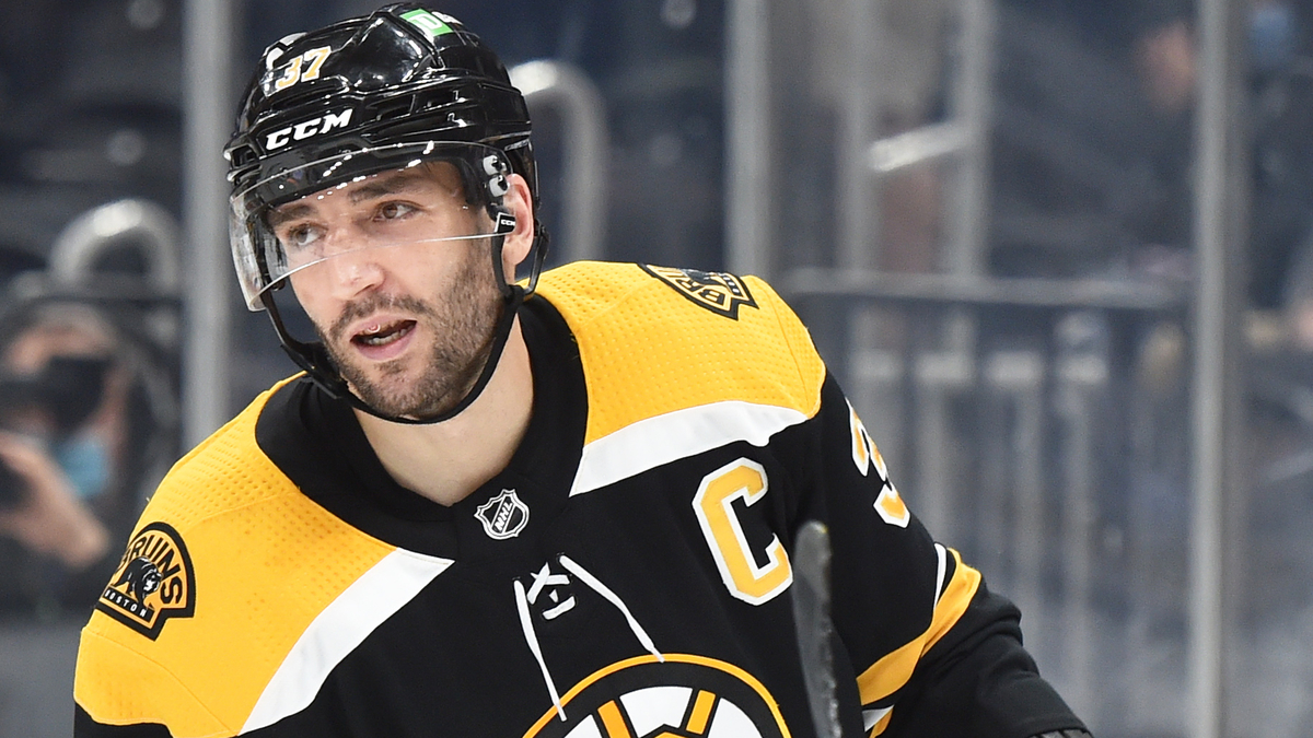 Boston Bruins center Patrice Bergeron