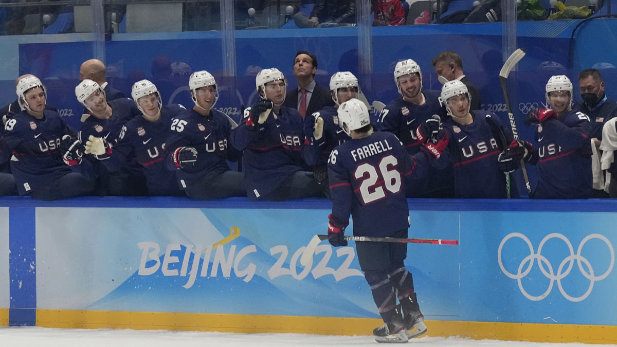 Team USA forward Sean Farrell