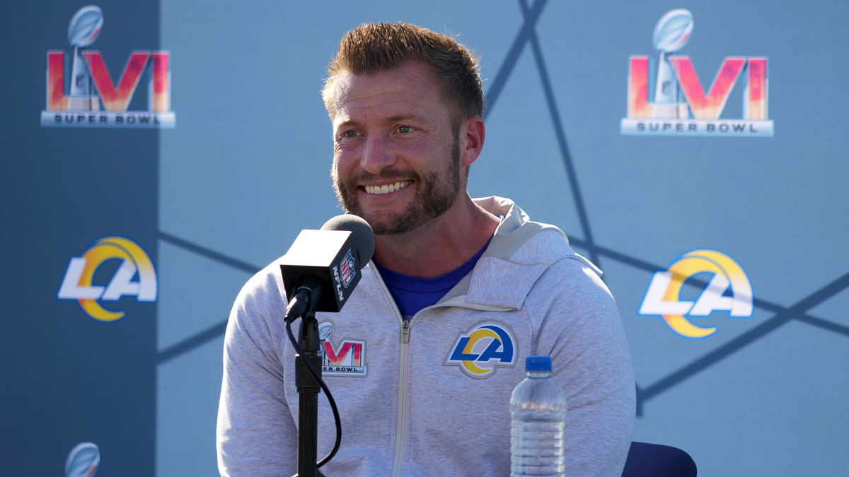 Los Angeles Rams coach Sean McVay