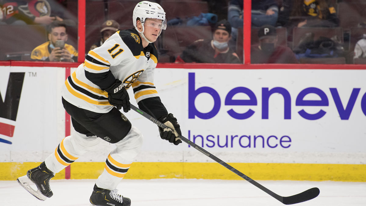 Boston Bruins forward Trent Frederic