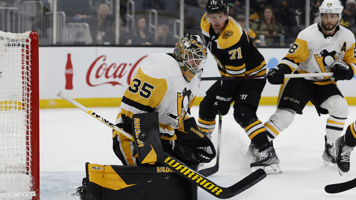 Pittsburgh Penguins goaltender Tristan Jarry
