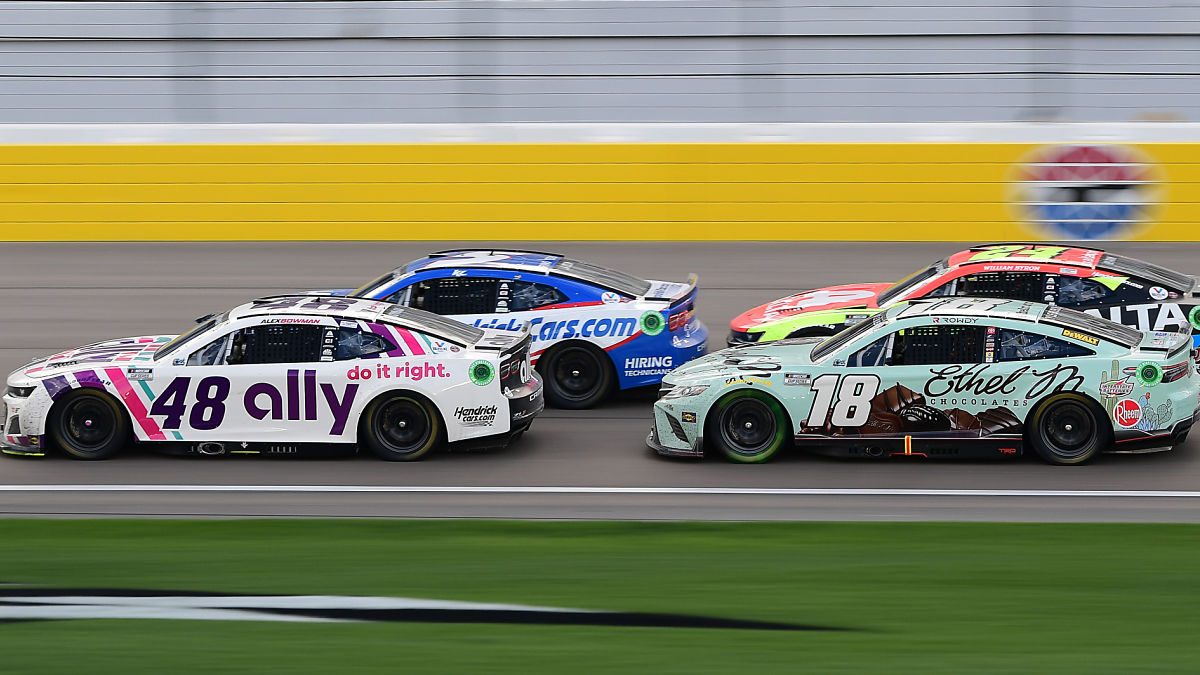 NASCAR drivers Alex Bowman, Kyle Busch