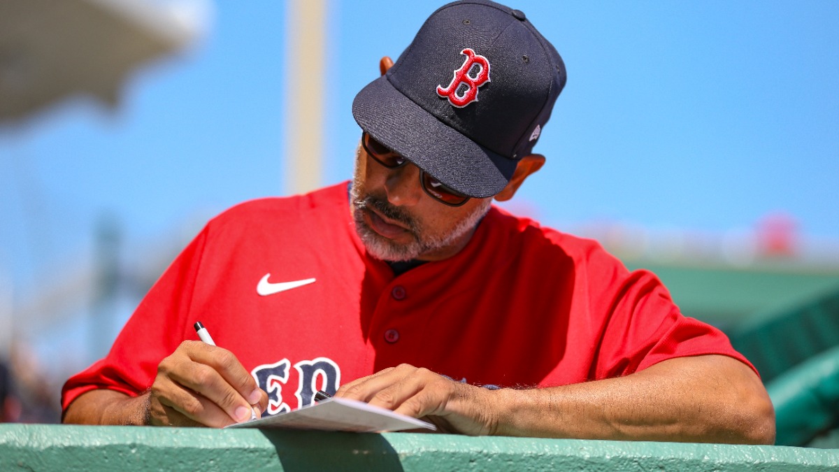 Boston Red Sox manager Alex Cora