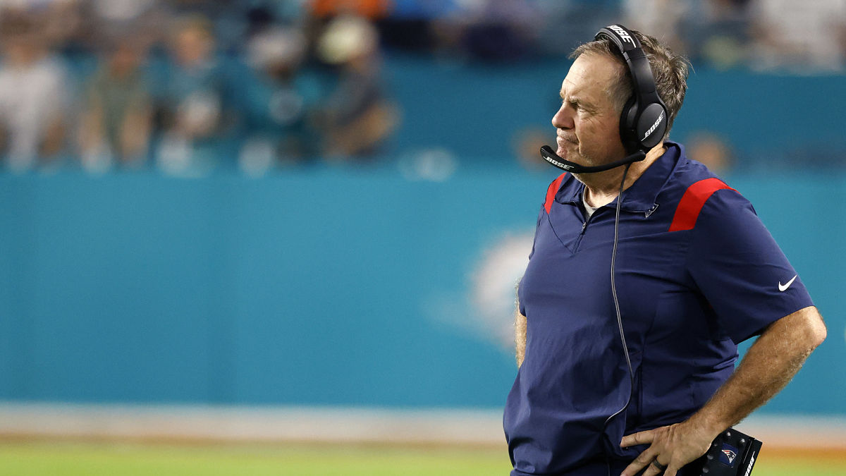 New England Patriots head coach Bill Belichick