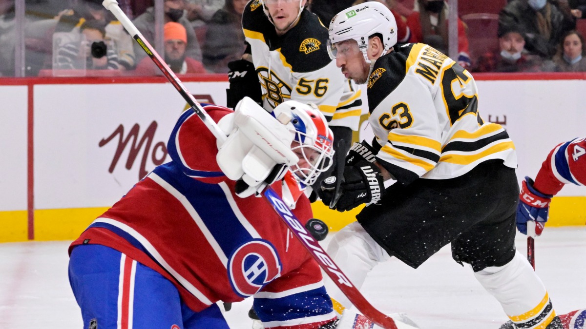 Boston Bruins forward Brad Marchand