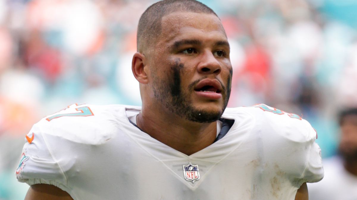 Miami Dolphins outside linebacker Brennan Scarlett