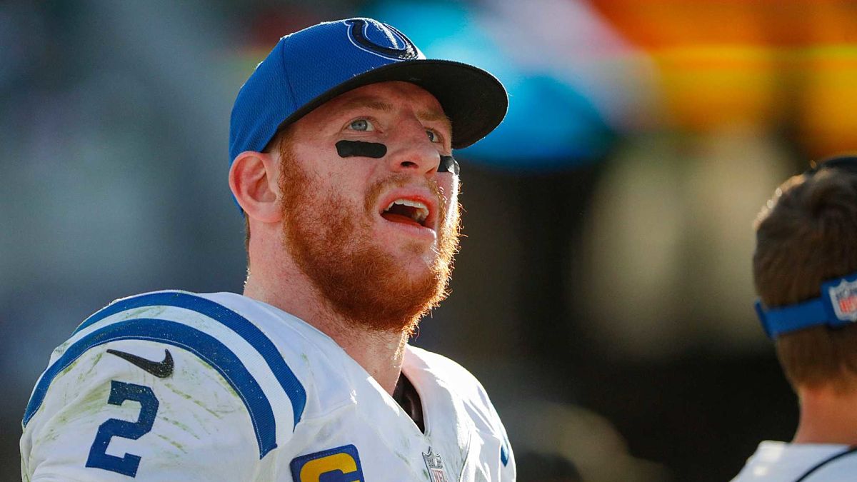 Washington Commanders quarterback Carson Wentz