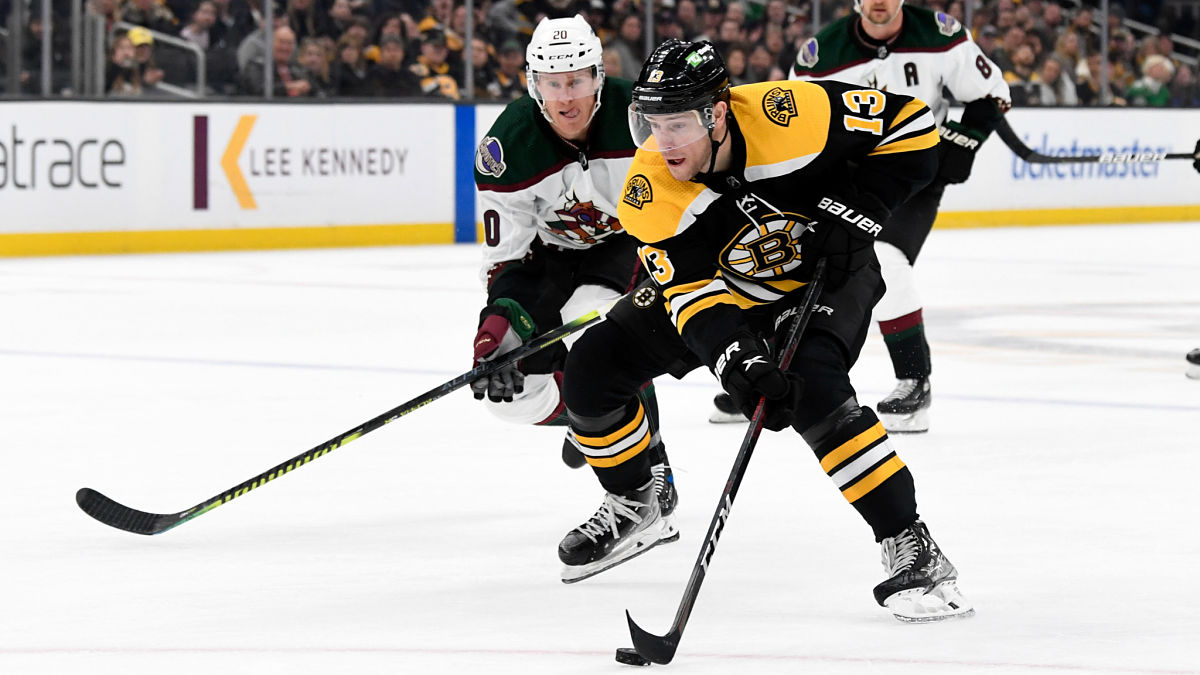 Boston Bruins forward Charlie Coyle