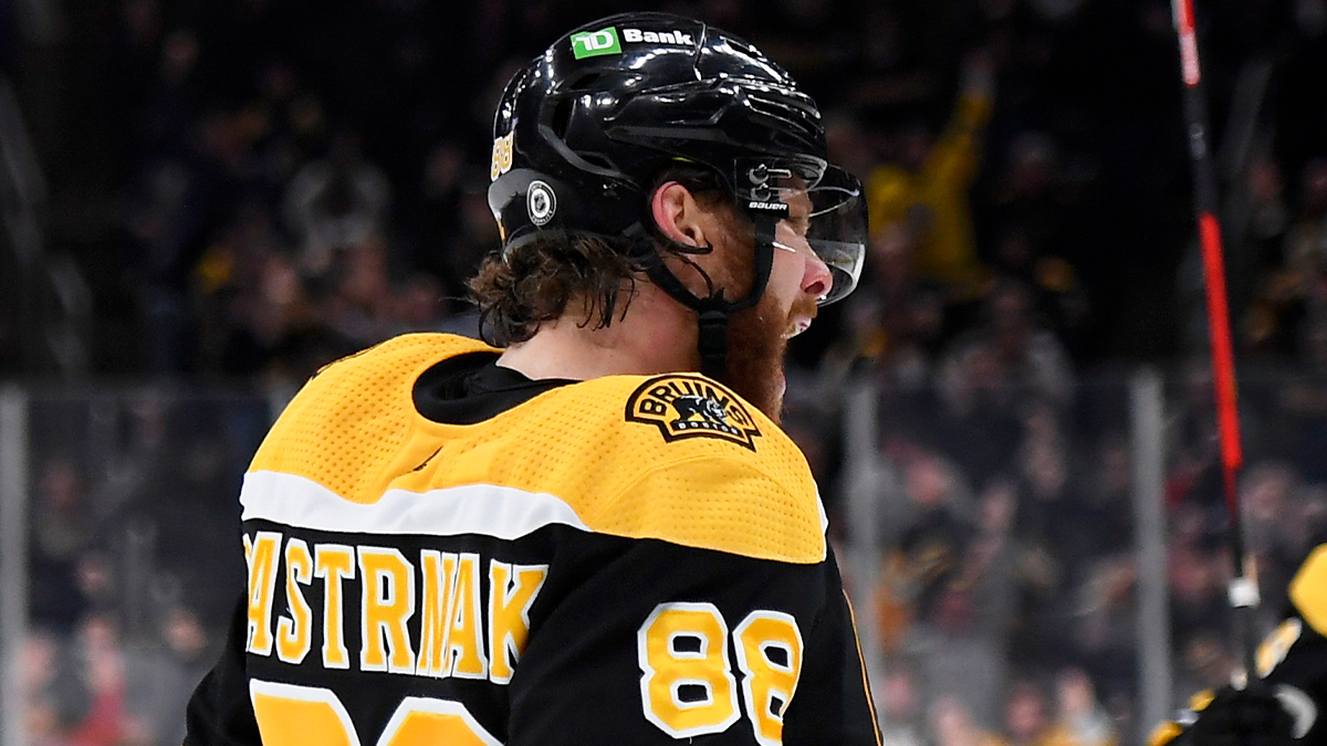Boston Bruins forward David Pastrnak