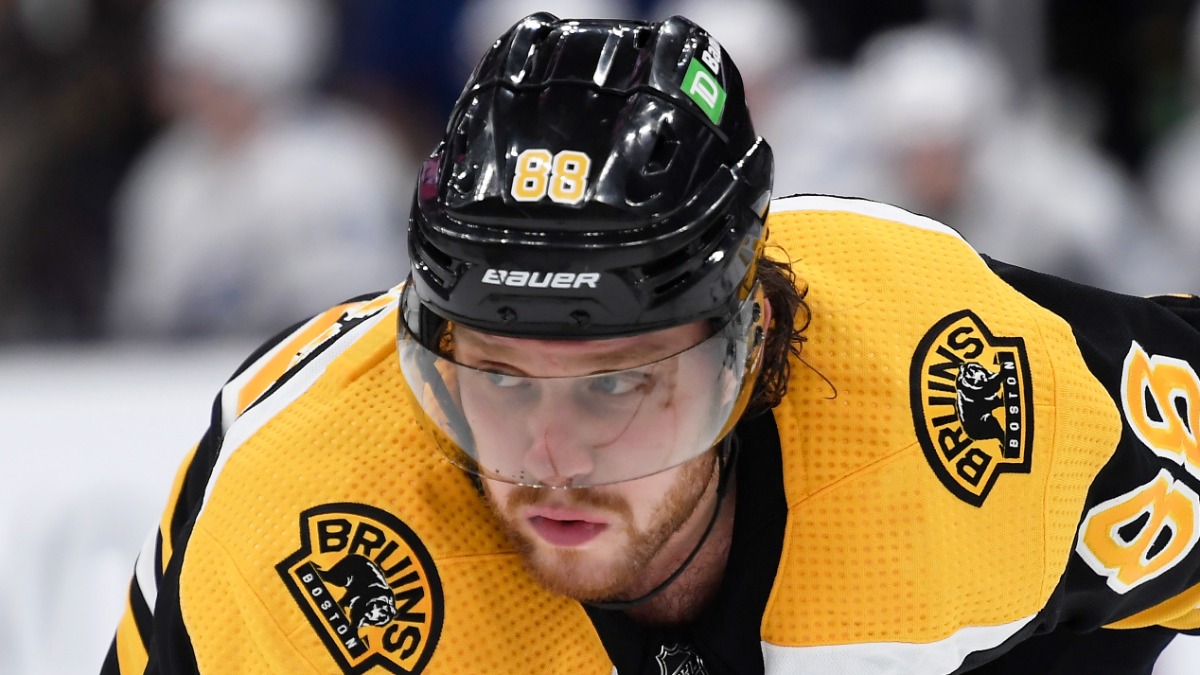 Boston Bruins forward David Pastrnak
