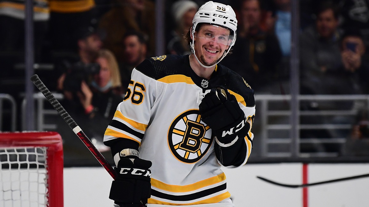 Boston Bruins center Erik Haula
