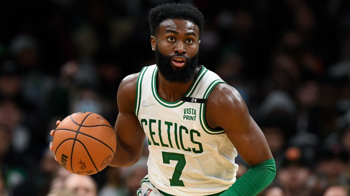 Boston Celtics guard Jaylen Brown