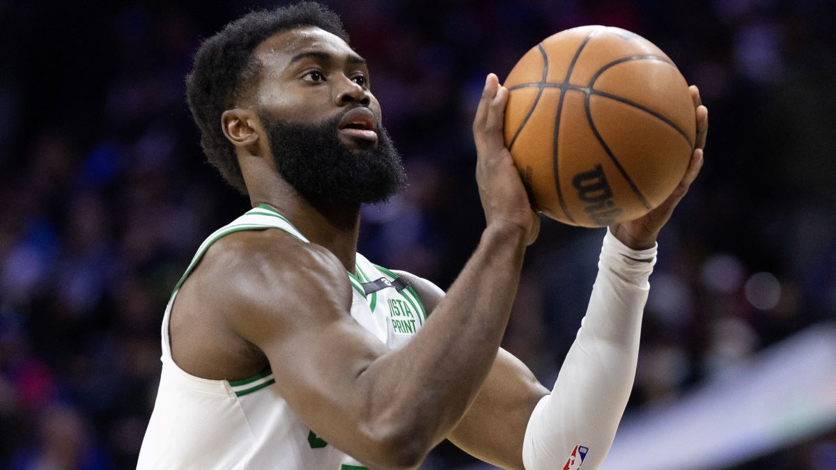 Boston Celtics guard Jaylen Brown