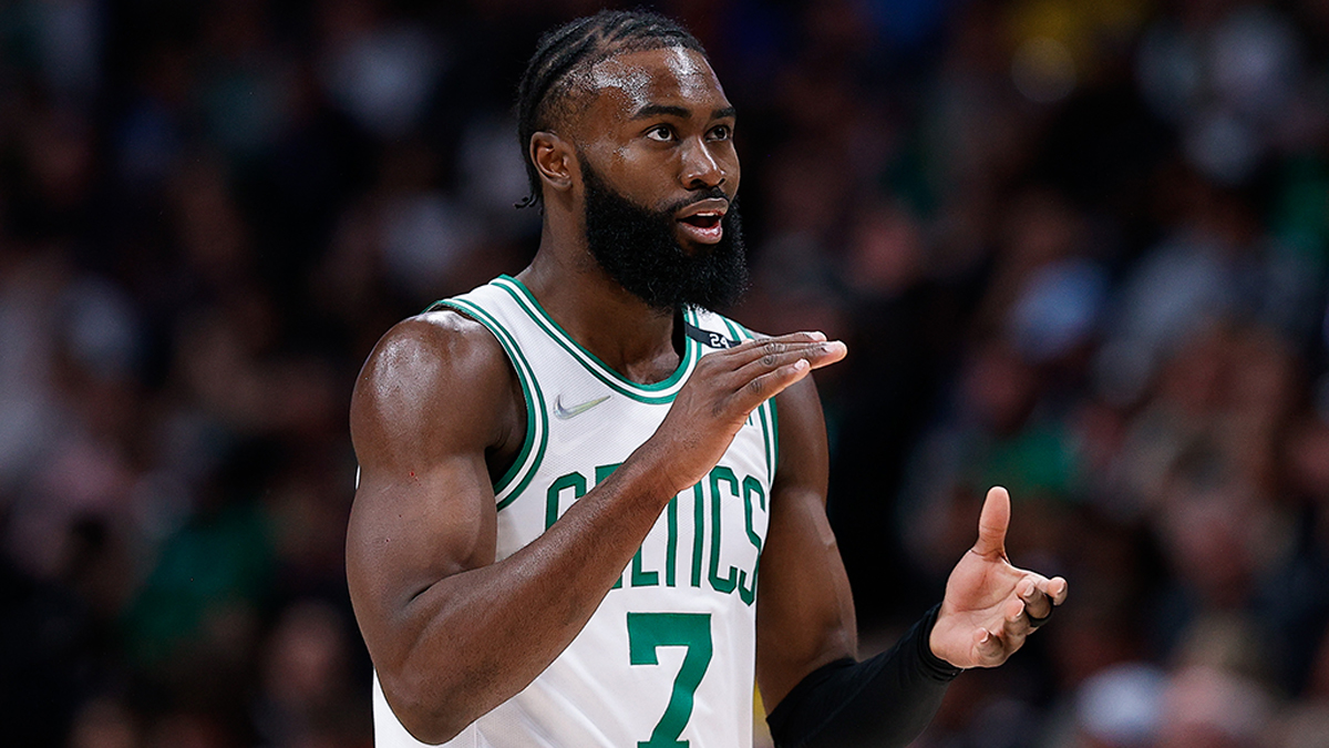 Boston Celtics guard Jaylen Brown