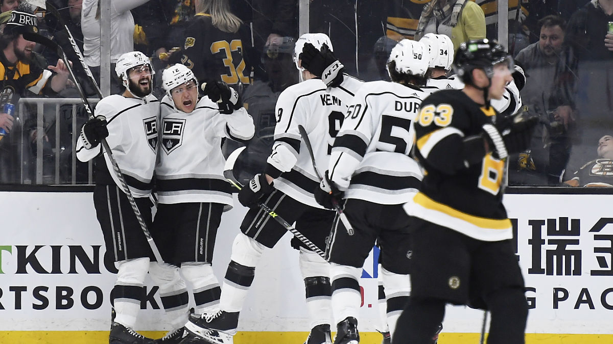 Los Angeles Kings center Trevor Moore