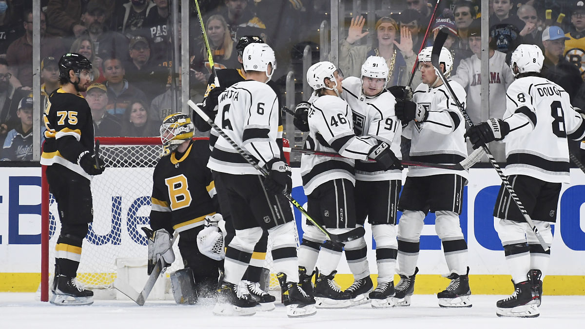 Los Angeles Kings center Blake Lizotte