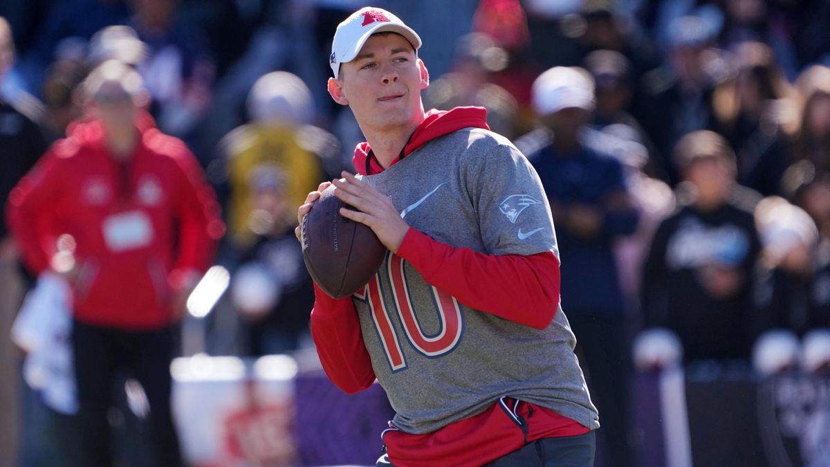 New England Patriots quarterback Mac Jones