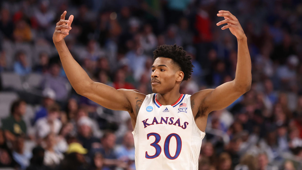 Kansas Jayhawks guard Ochai Agbaji