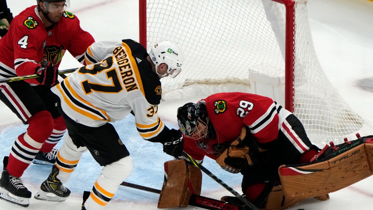 Boston Bruins forward Patrice Bergeron
