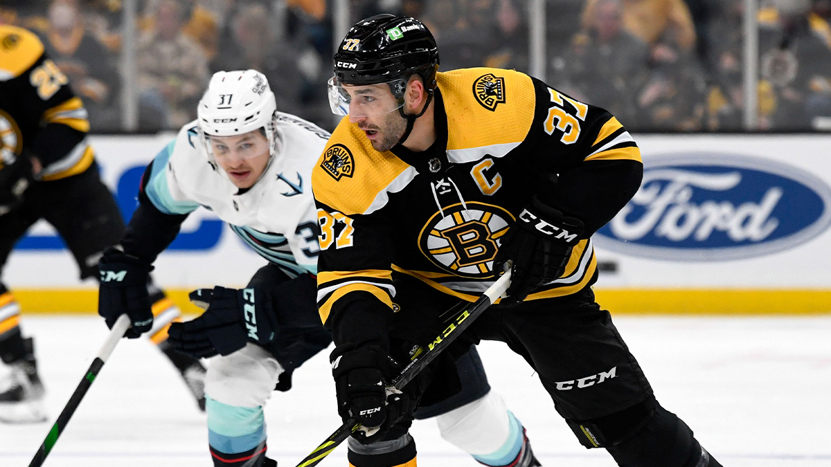 Boston Bruins center Patrice Bergeron