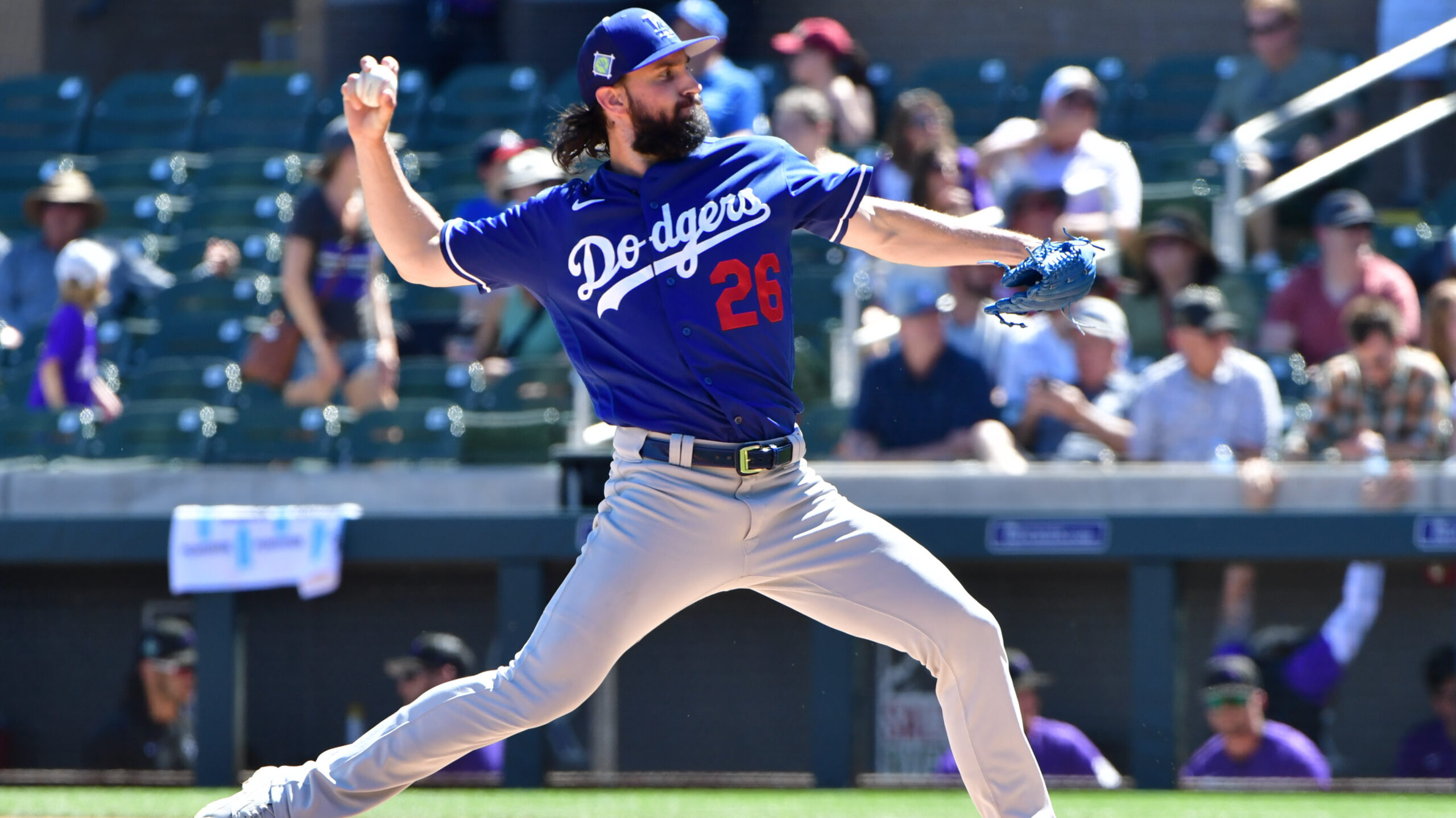 MLB: Spring Training-Los Angeles Dodgers at Colorado Rockies