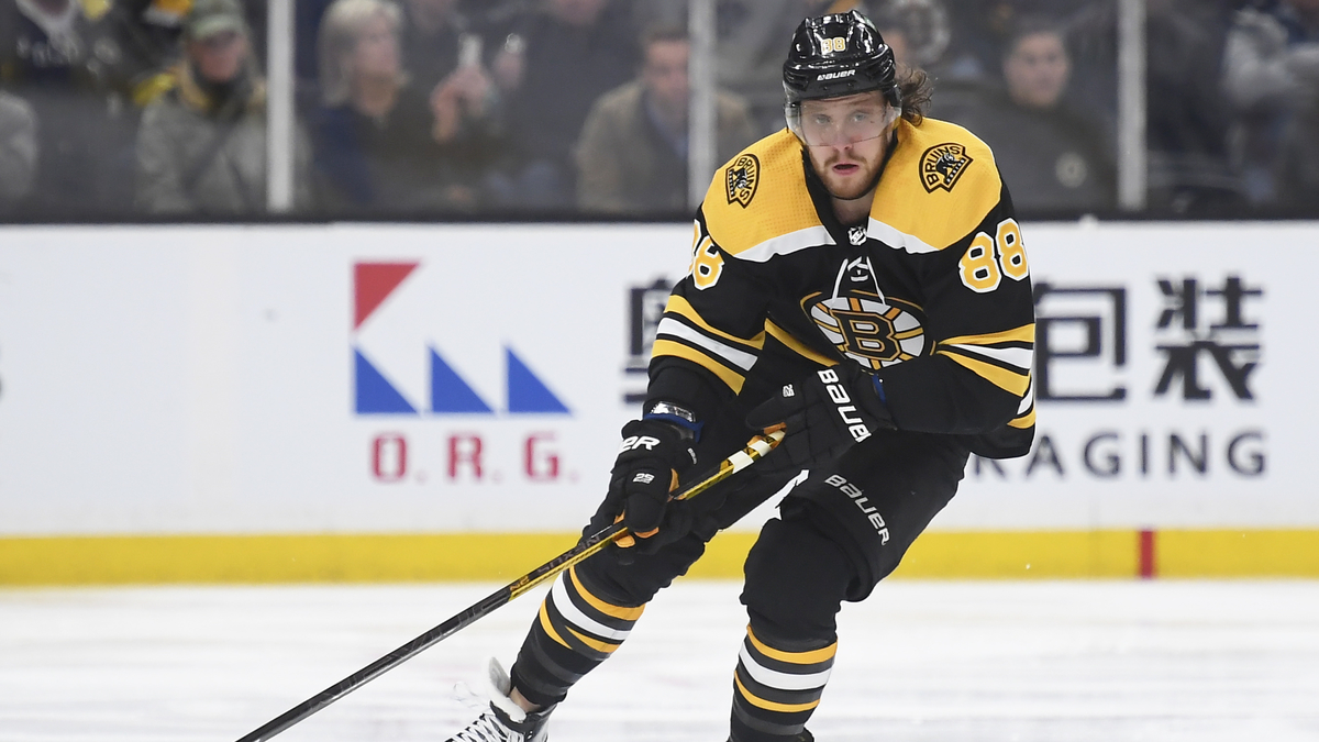 Boston Bruins forward David Pastrnak