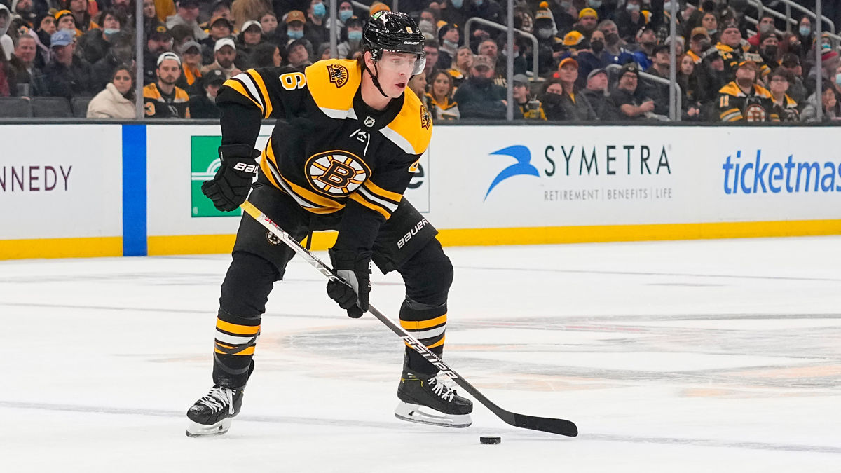 Boston Bruins defenseman Mike Reilly