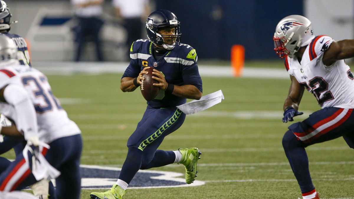 Seattle Seahawks quarterback Russell Wilson