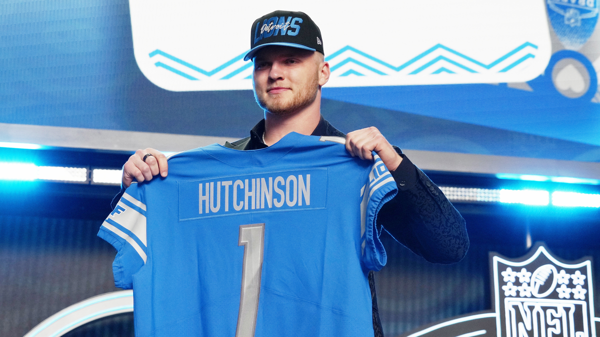 Detroit Lions defensive lineman Aidan Hutchinson