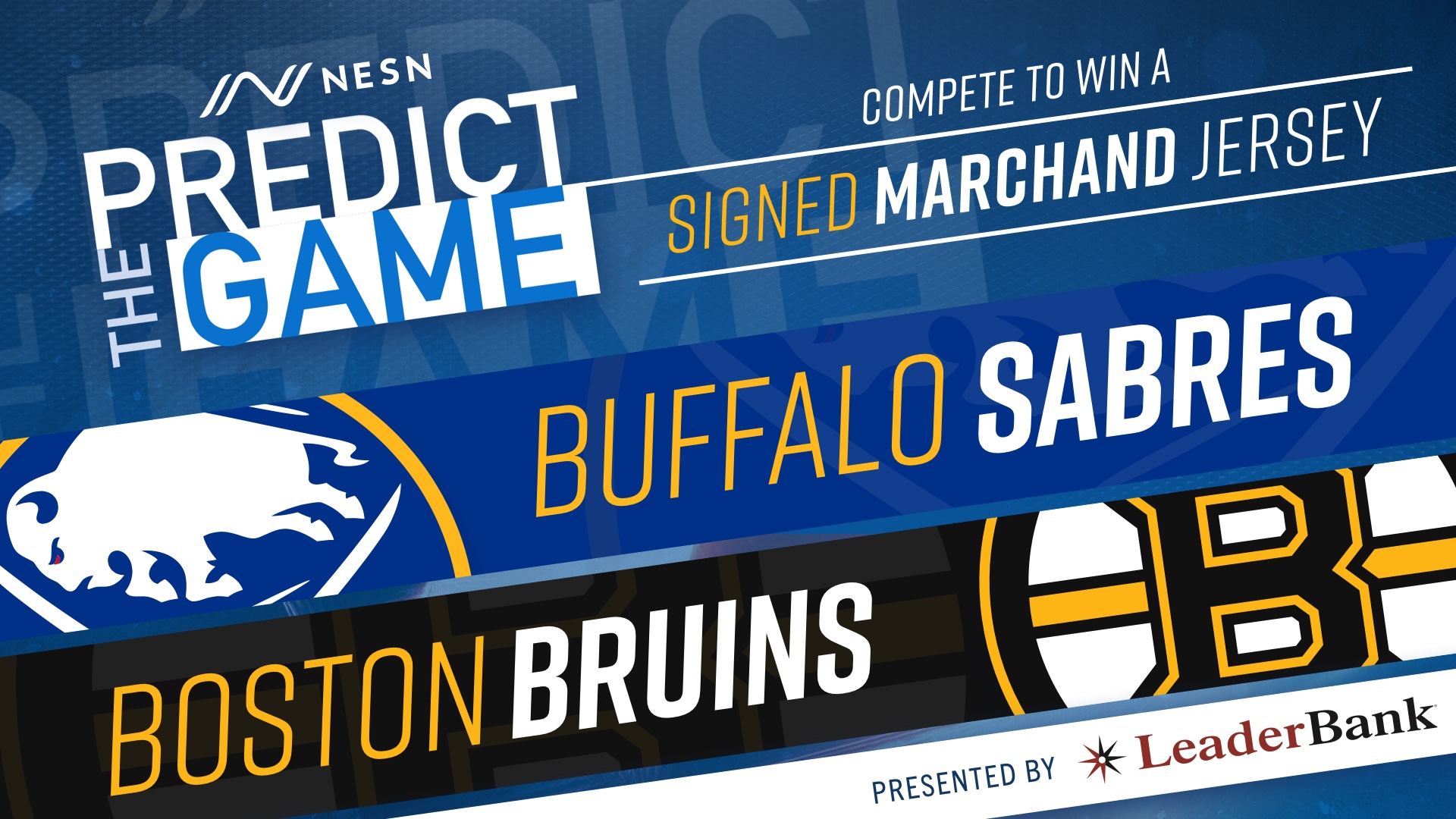 Bruins vs. Sabres "Predict The Game"