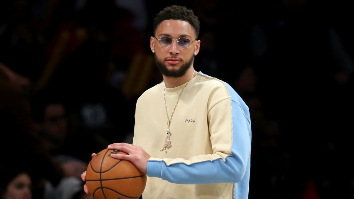 Brooklyn Nets injured guard Ben Simmons