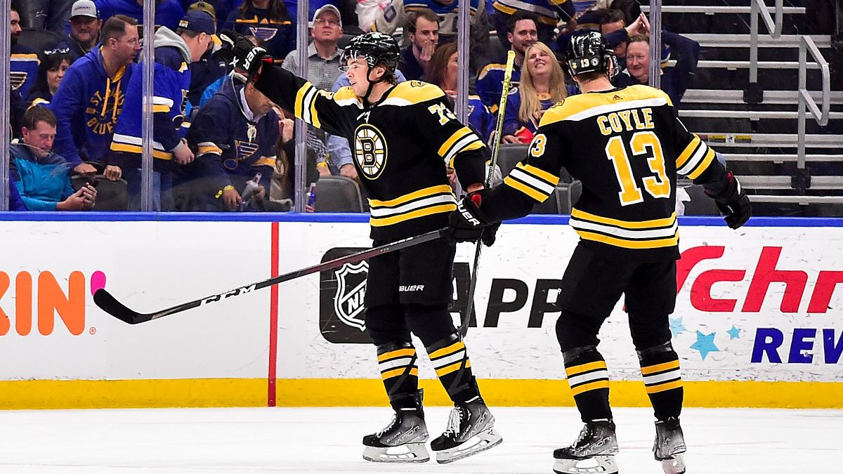 Boston Bruins defenseman Charlie McAvoy