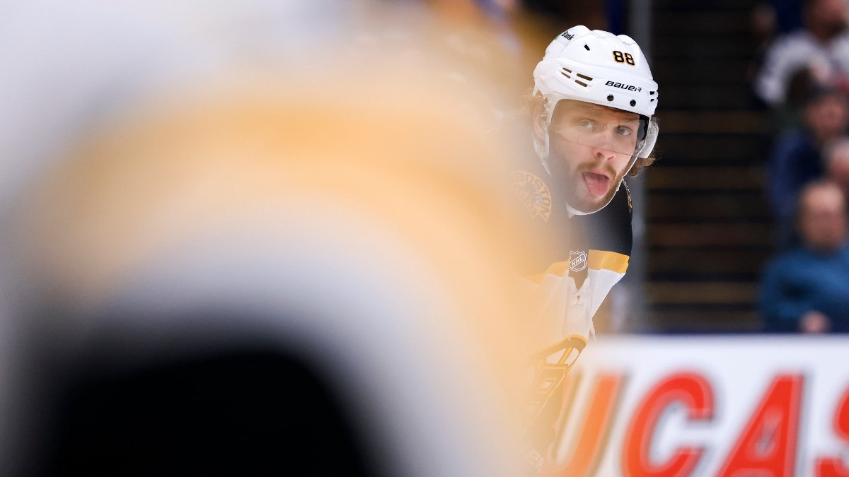 Boston Bruins right wing David Pastrnak