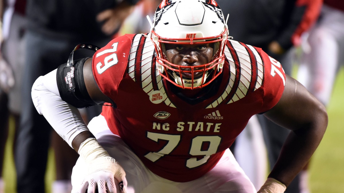 NC State offensive tackle Ikem Ekwonu