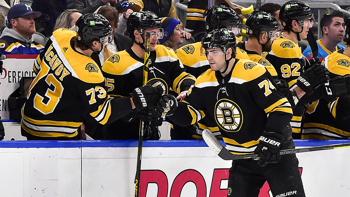 Boston Bruins forward Jake DeBrusk