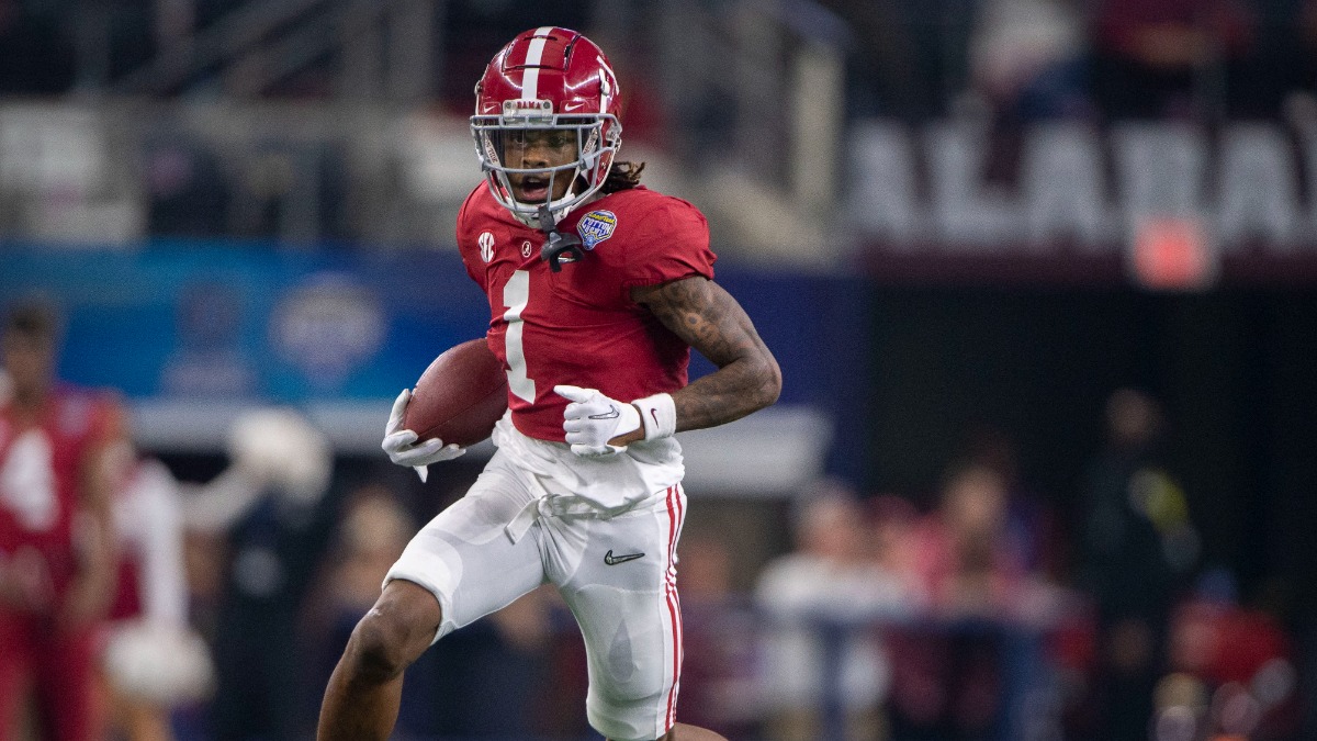 Alabama Crimson Tide wide receiver Jameson Williams